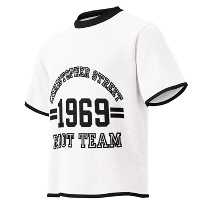 Gestricktes T-Shirt - Riot Team (hell)
