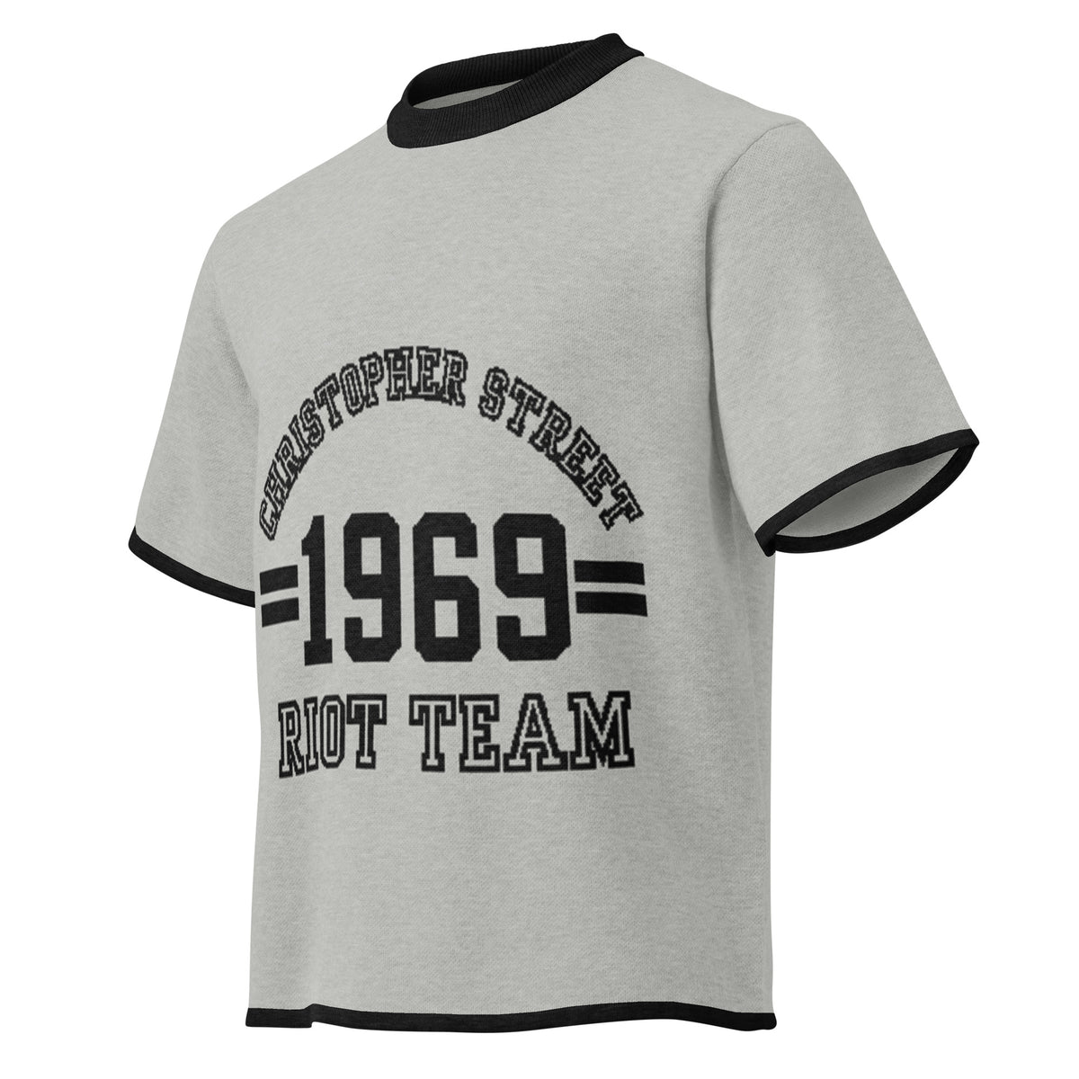 Gestricktes T-Shirt - Riot Team (hell)