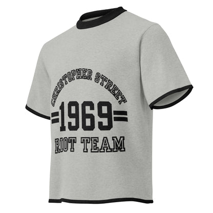 Gestricktes T-Shirt - Riot Team (hell)