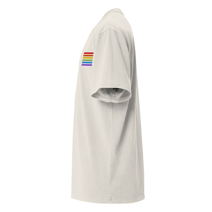 Oversized T-Shirt Washed – Pride Flag Patch