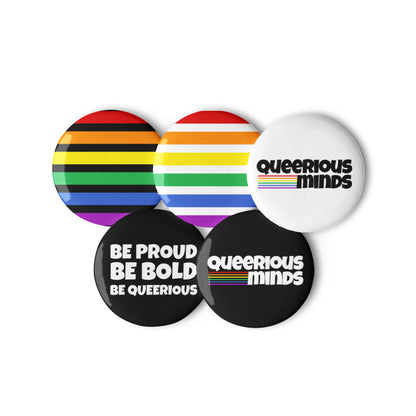 Button-Set mit Flagge - Pride