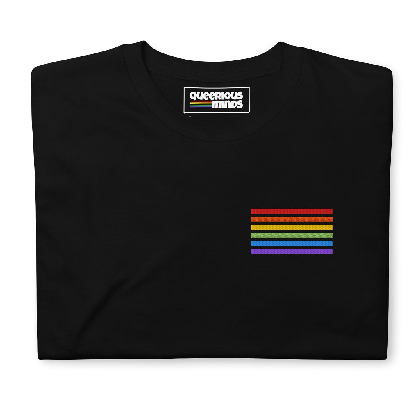 Classic Baumwoll-T-Shirt - Pride Flag Patch