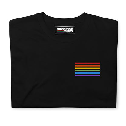 Classic Baumwoll-T-Shirt - Pride Flag Patch