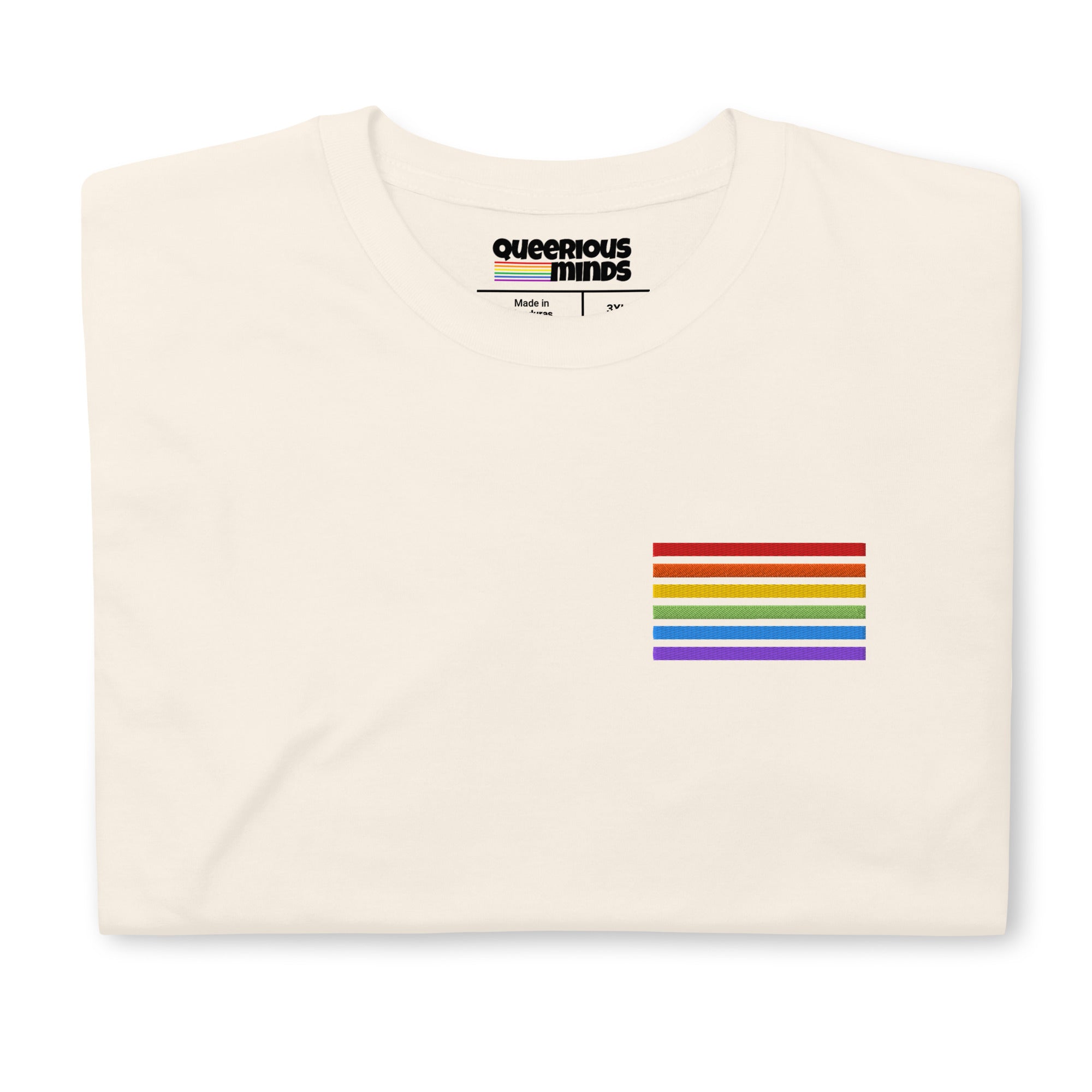 Classic Baumwoll-T-Shirt - Pride Flag Patch