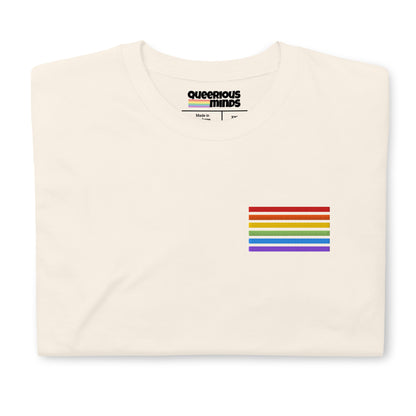Classic Baumwoll-T-Shirt - Pride Flag Patch