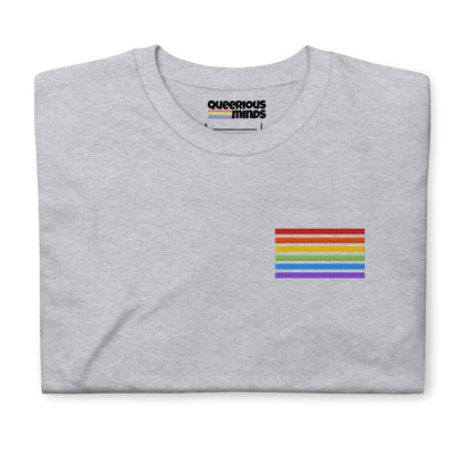 Classic Baumwoll-T-Shirt - Pride Flag Patch