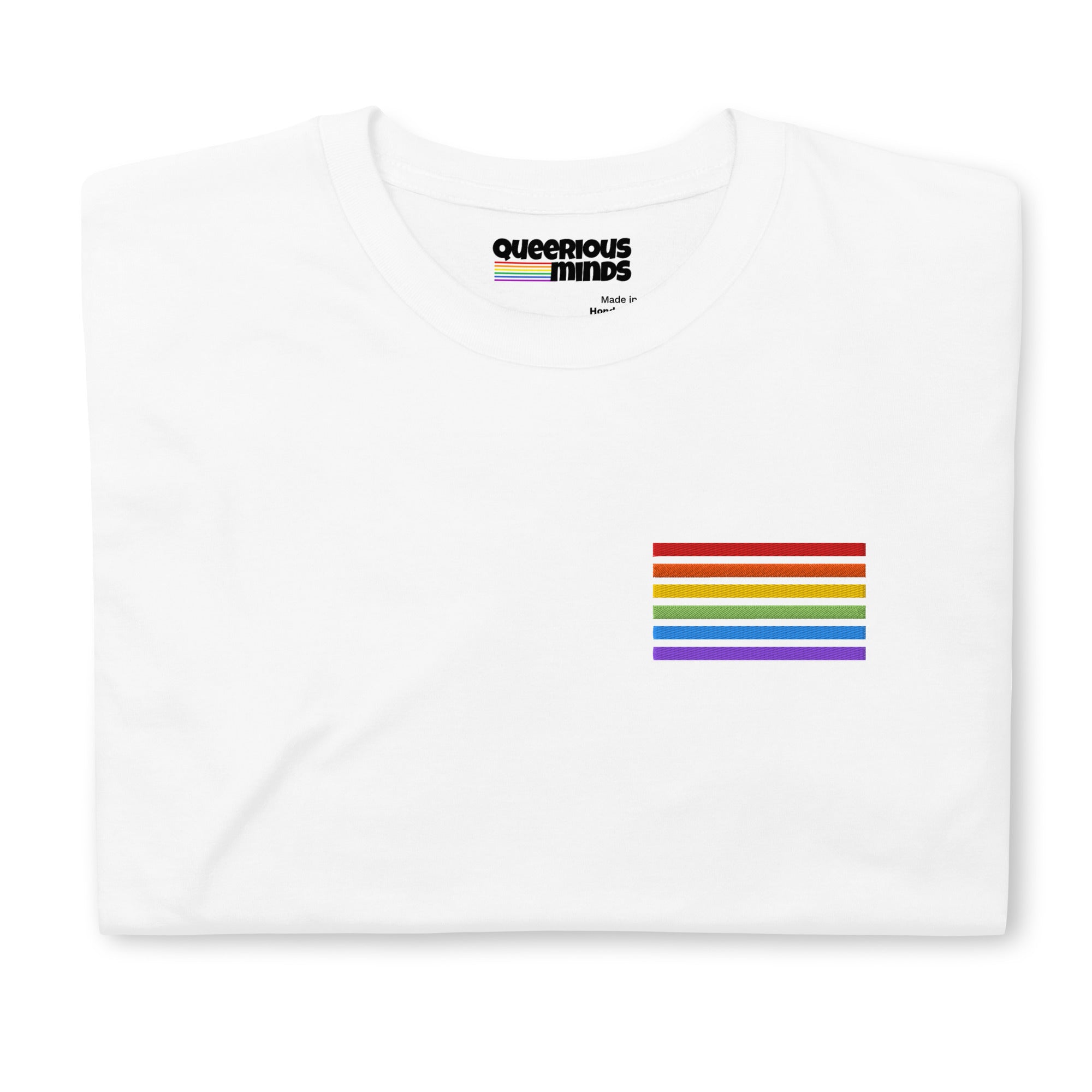 Classic Baumwoll-T-Shirt - Pride Flag Patch