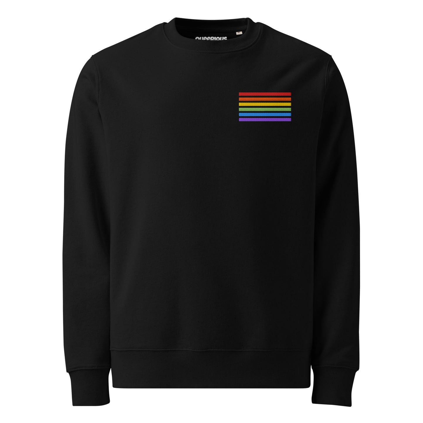 Eco Sweatshirt - Pride Flag Patch