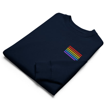 Eco Sweatshirt - Pride Flag Patch