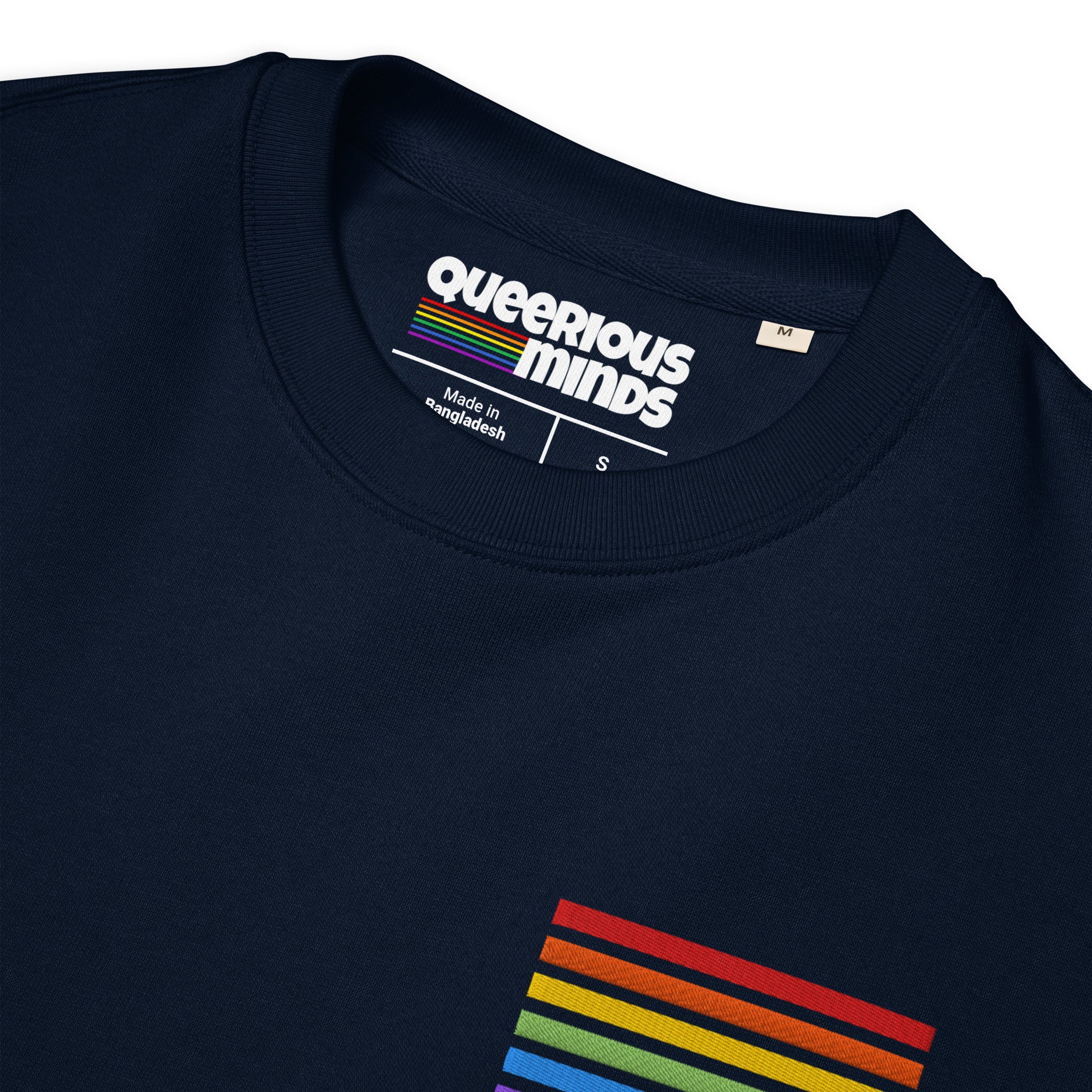 Eco Sweatshirt - Pride Flag Patch