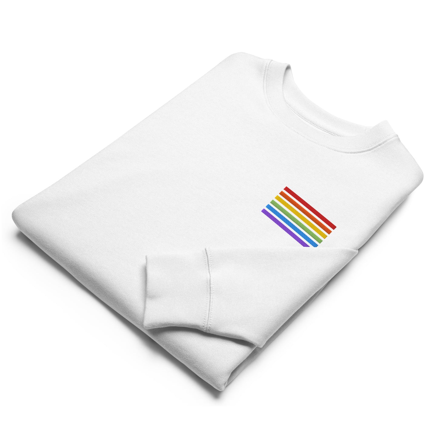 Eco Sweatshirt - Pride Flag Patch