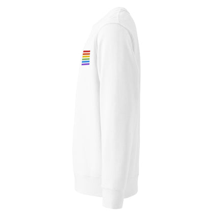 Eco Sweatshirt - Pride Flag Patch