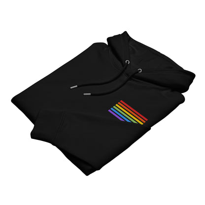 Eco Hoodie - Pride Flag Patch