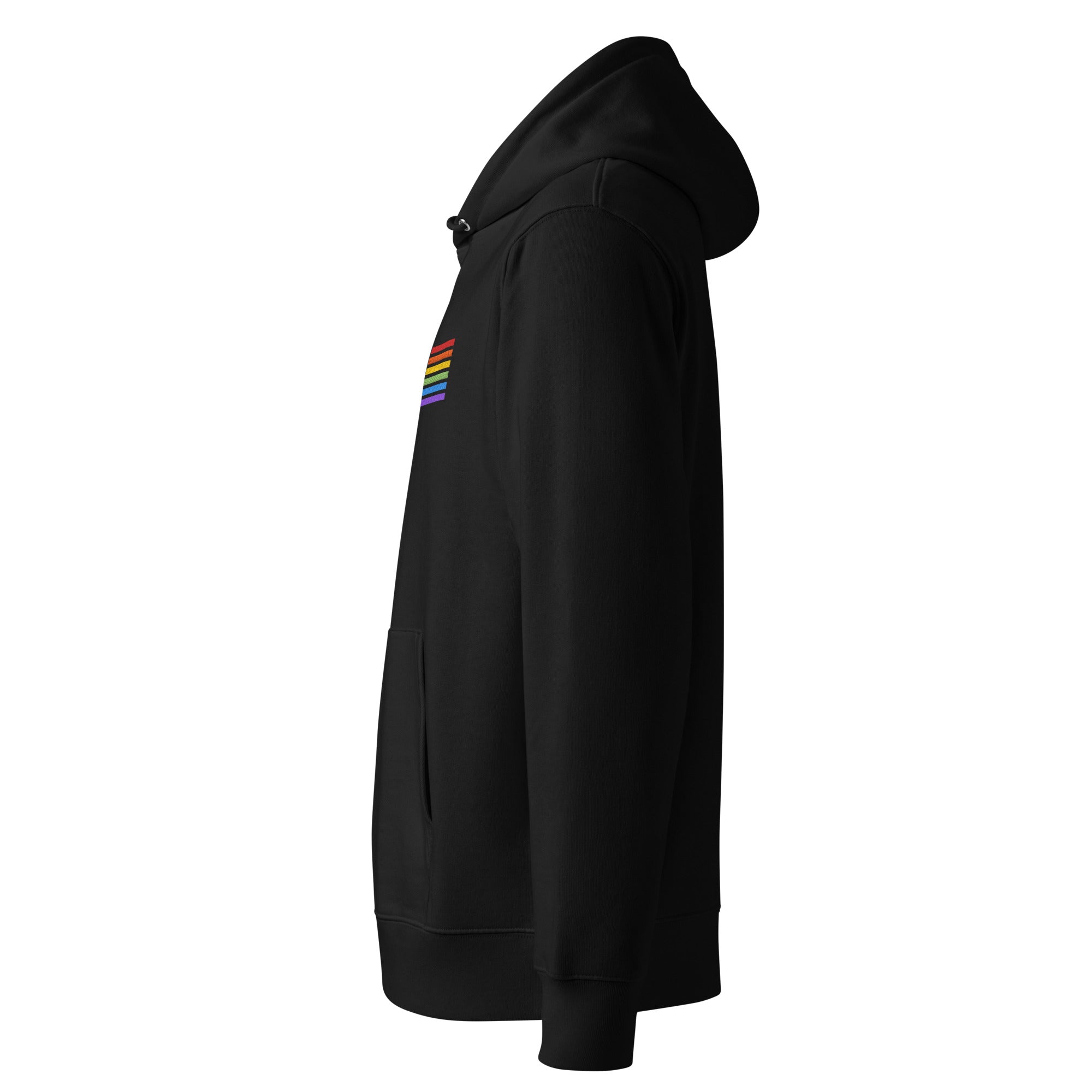 Eco Hoodie - Pride Flag Patch