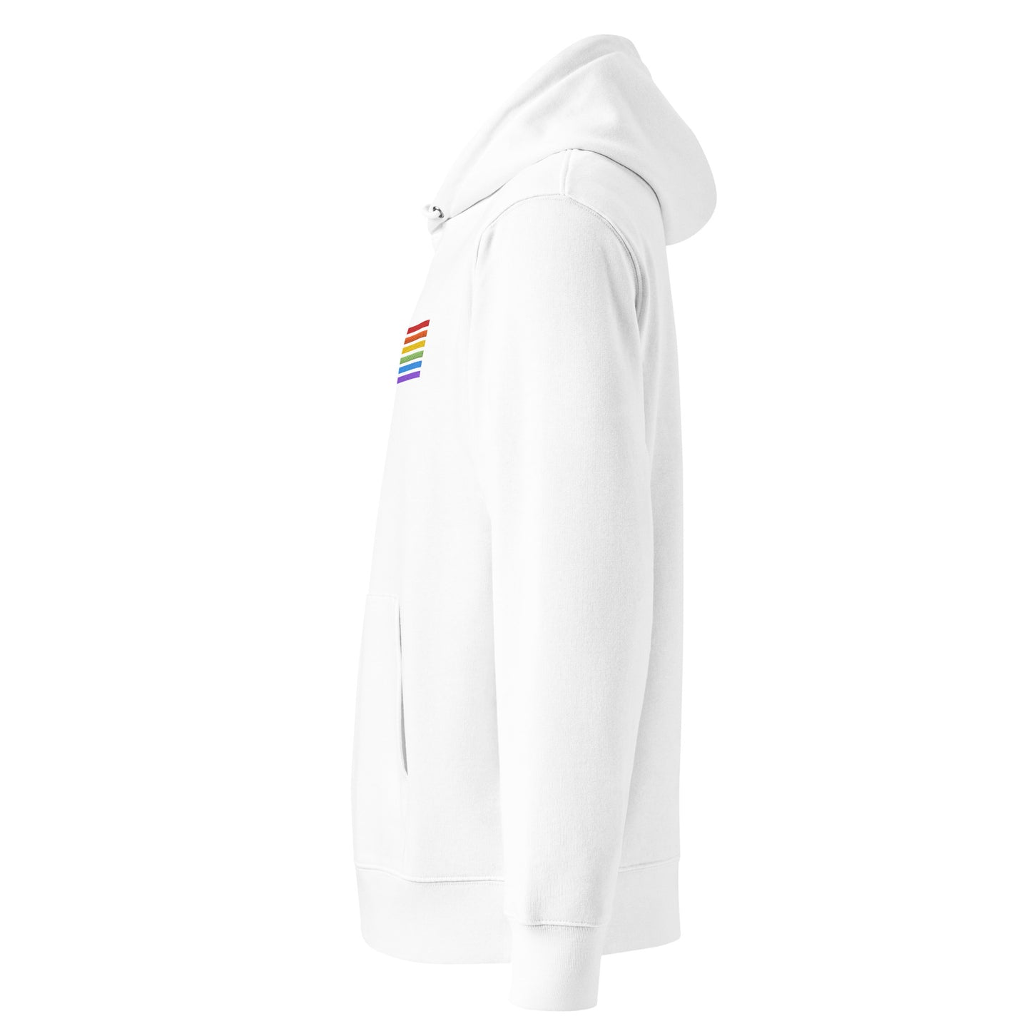Eco Hoodie - Pride Flag Patch