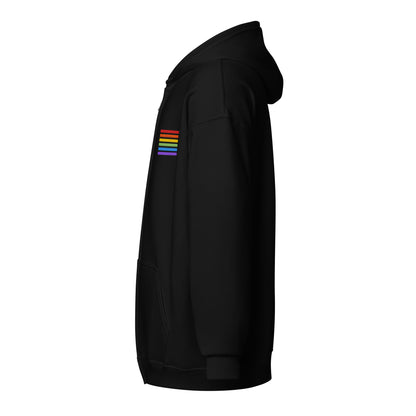 Classic Zip-Hoodie - Pride Flag Patch