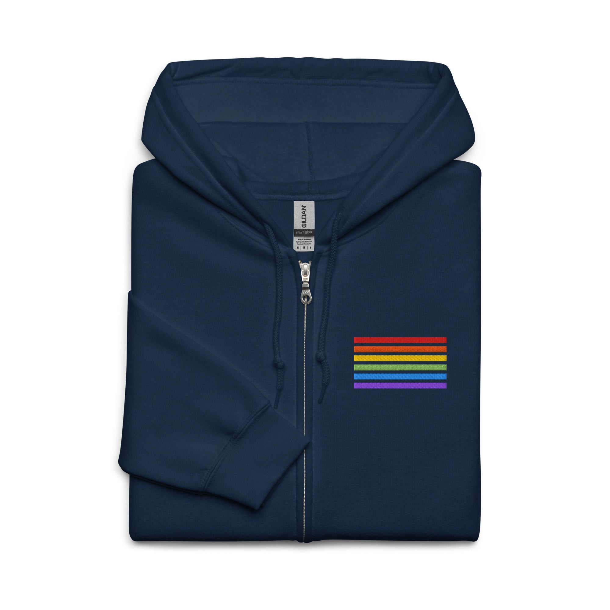 Classic Zip-Hoodie - Pride Flag Patch