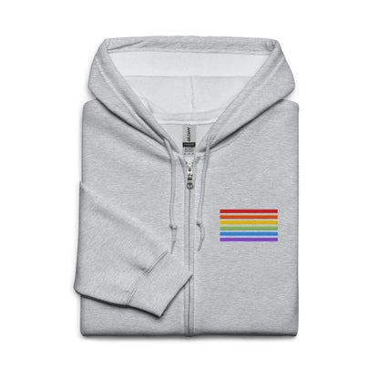 Classic Zip-Hoodie - Pride Flag Patch