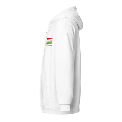 Classic Zip-Hoodie - Pride Flag Patch