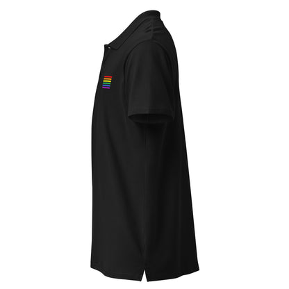 Polo Shirt - Pride Flag Patch