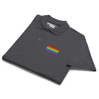 Polo Shirt - Pride Flag Patch