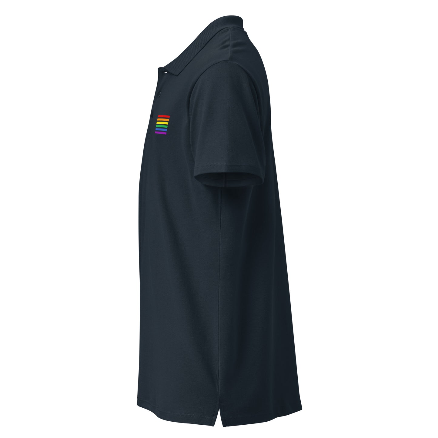 Polo Shirt - Pride Flag Patch