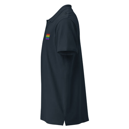 Polo Shirt - Pride Flag Patch
