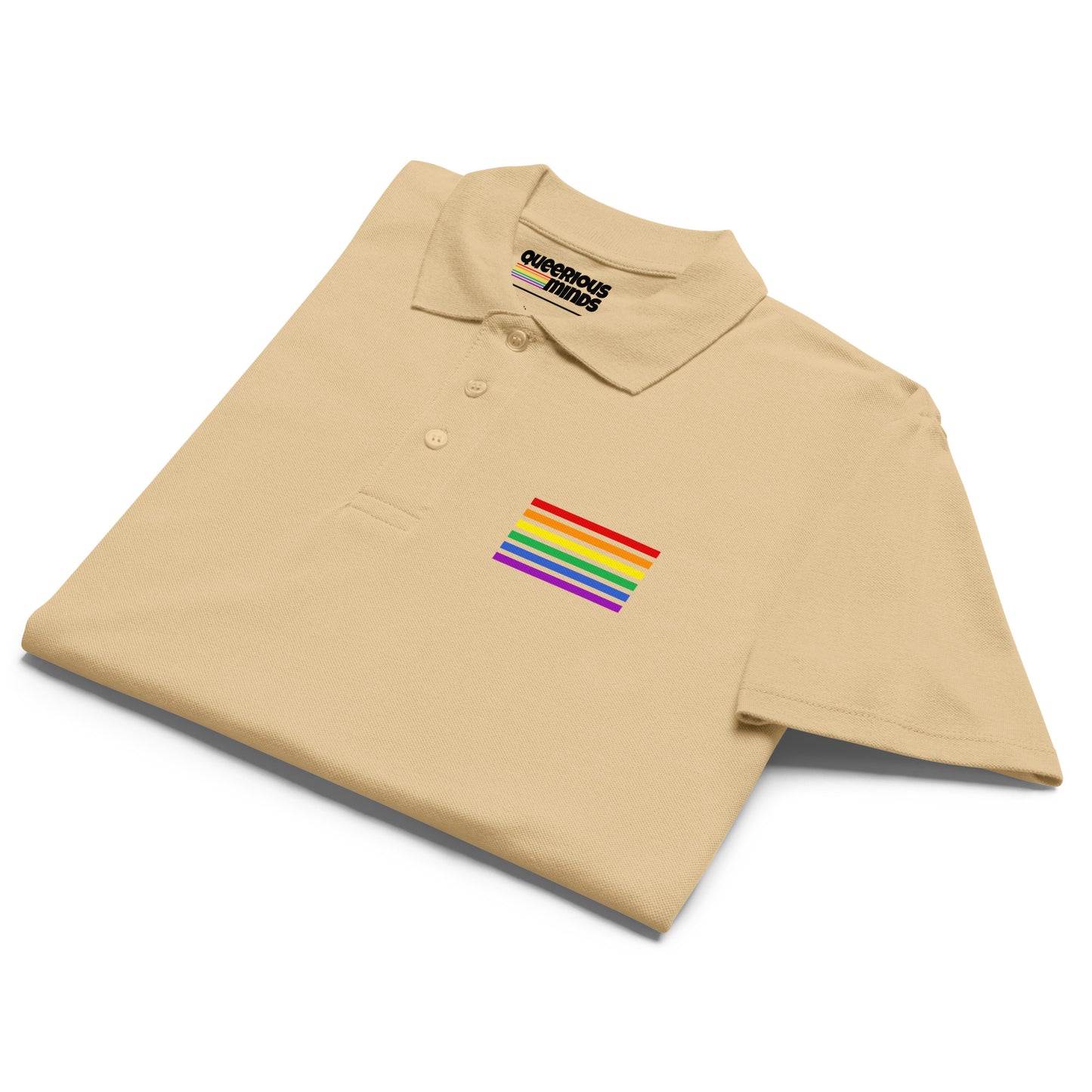 Polo Shirt - Pride Flag Patch