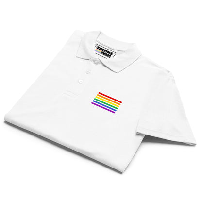 Polo Shirt - Pride Flag Patch