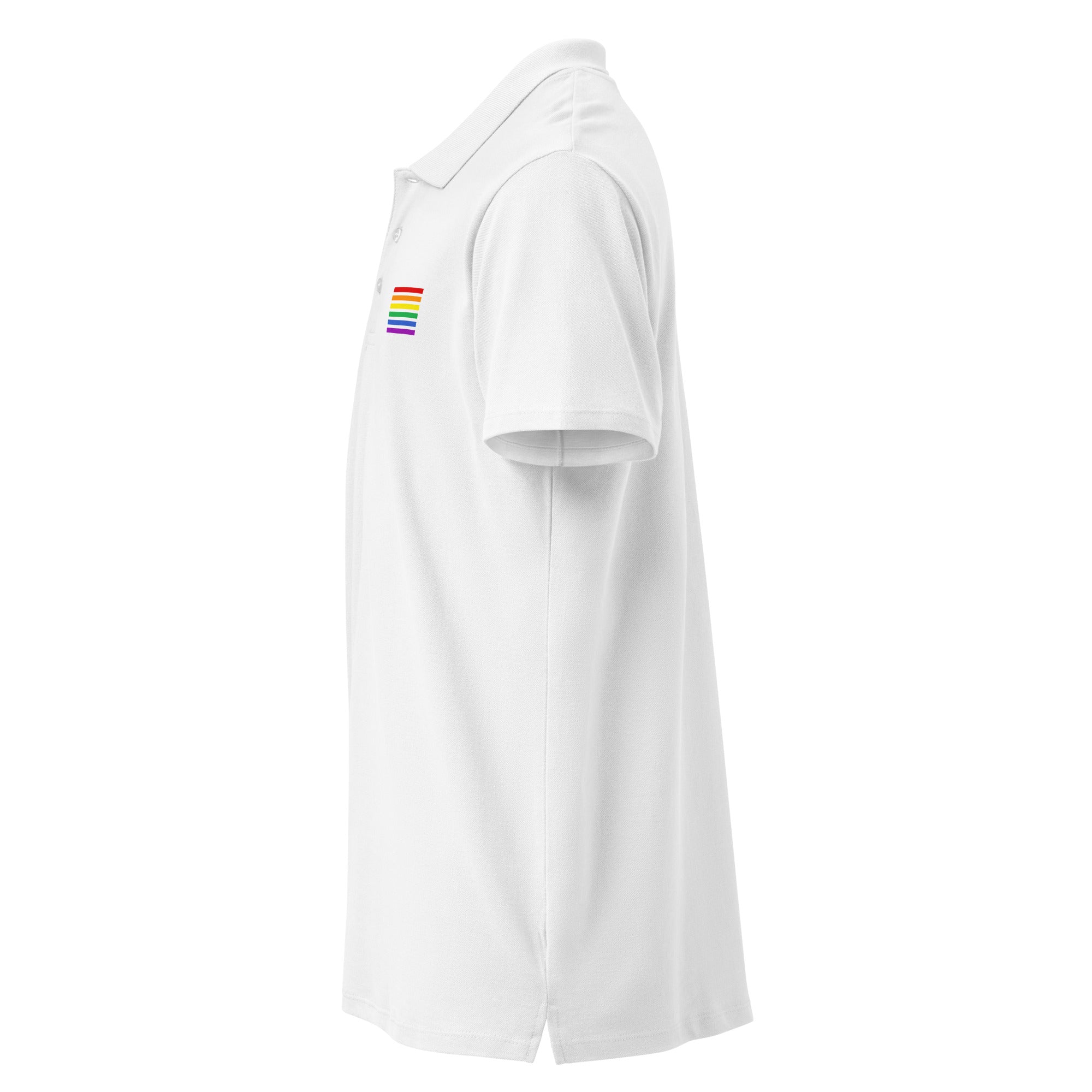 Polo Shirt - Pride Flag Patch