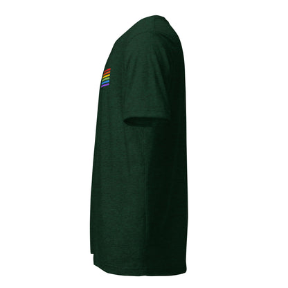 Tri-Blend T-Shirt - Pride Flag Patch