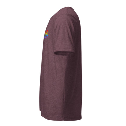 Tri-Blend T-Shirt - Pride Flag Patch