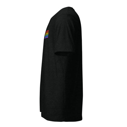 Tri-Blend T-Shirt - Pride Flag Patch