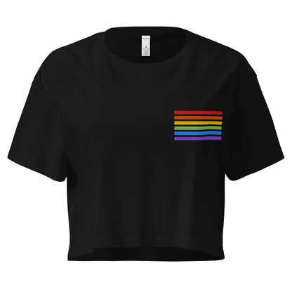 Crop-Top – Pride Flag Patch