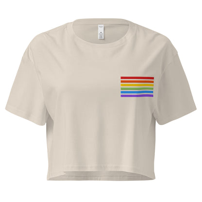 Crop-Top – Pride Flag Patch