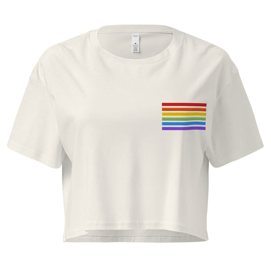 Crop-Top – Pride Flag Patch