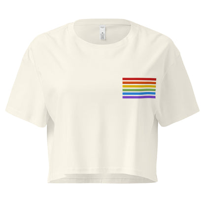 Crop-Top – Pride Flag Patch
