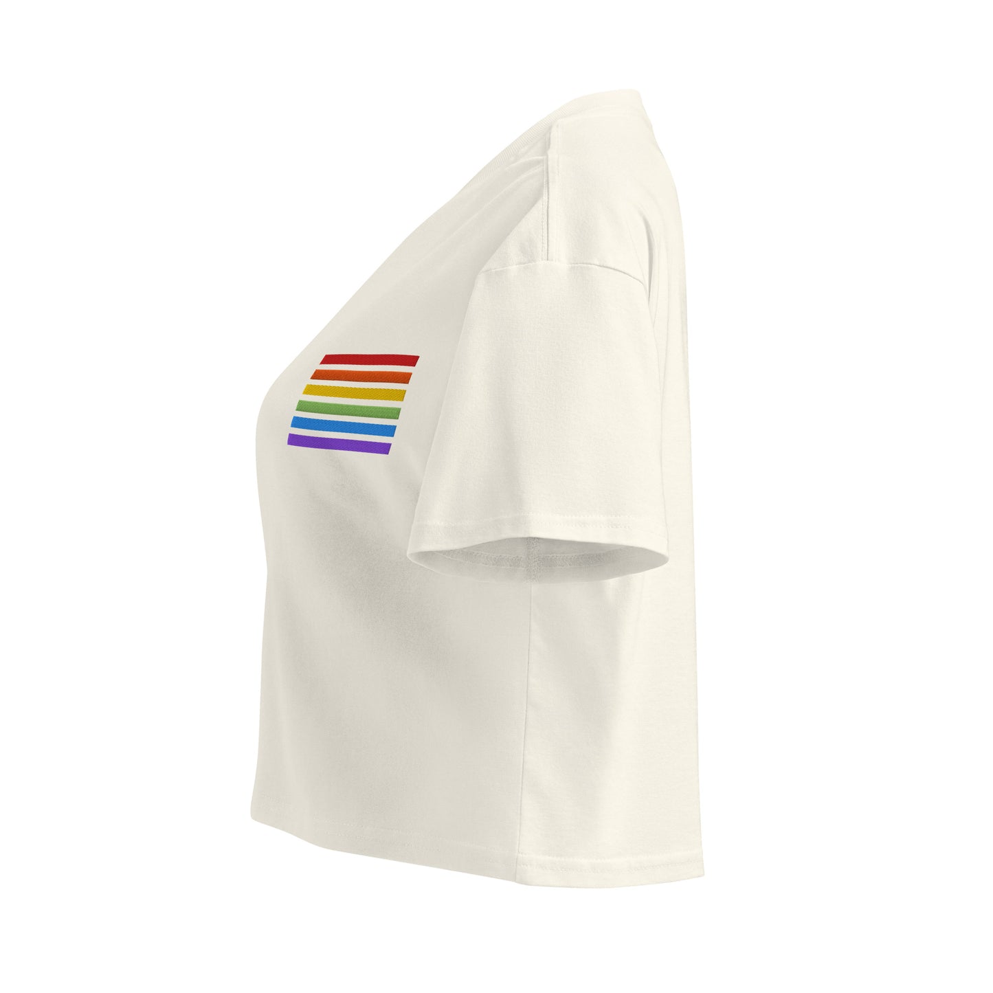 Crop-Top – Pride Flag Patch
