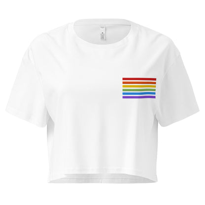 Crop-Top – Pride Flag Patch
