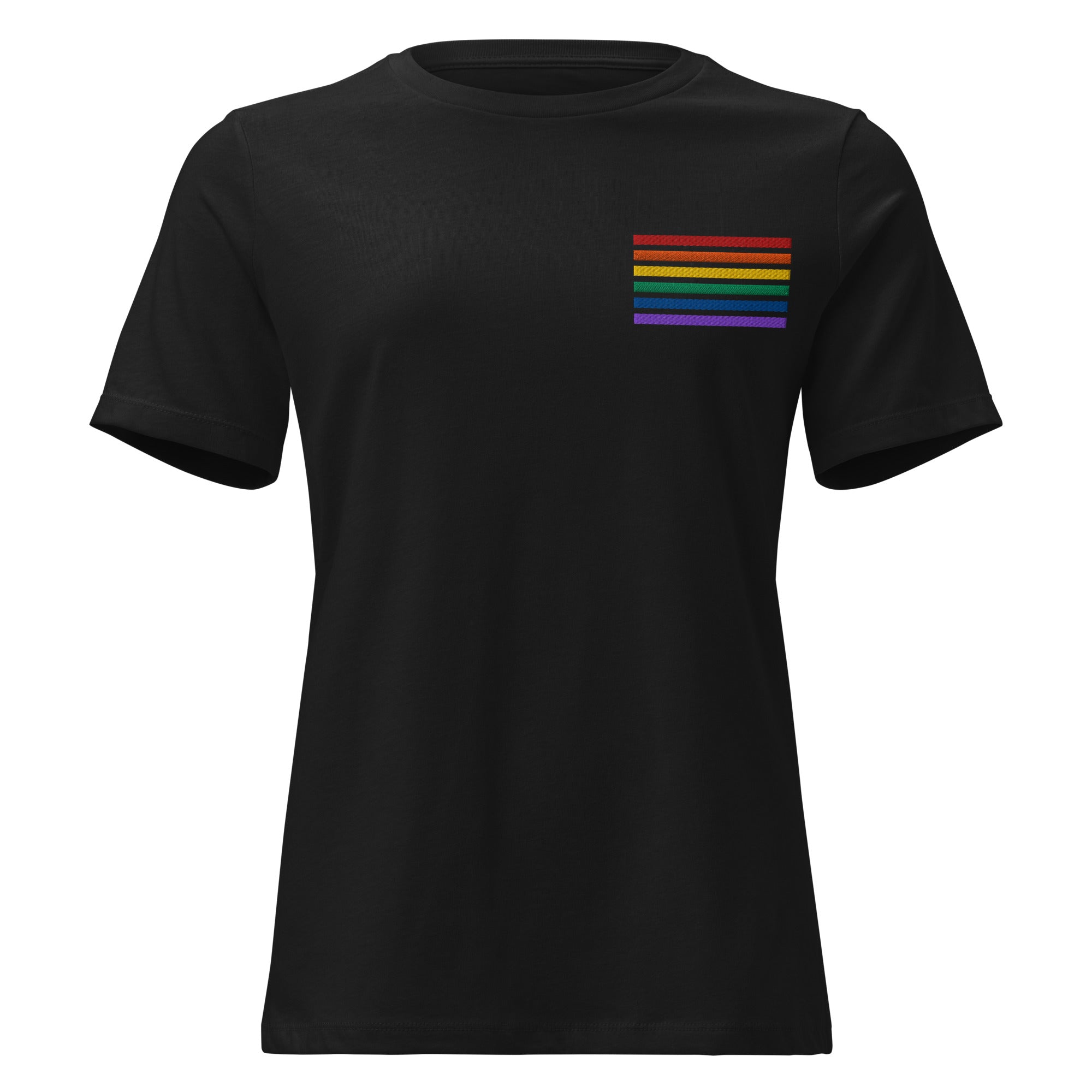 T-Shirt Baumwolle – Pride Flag Patch