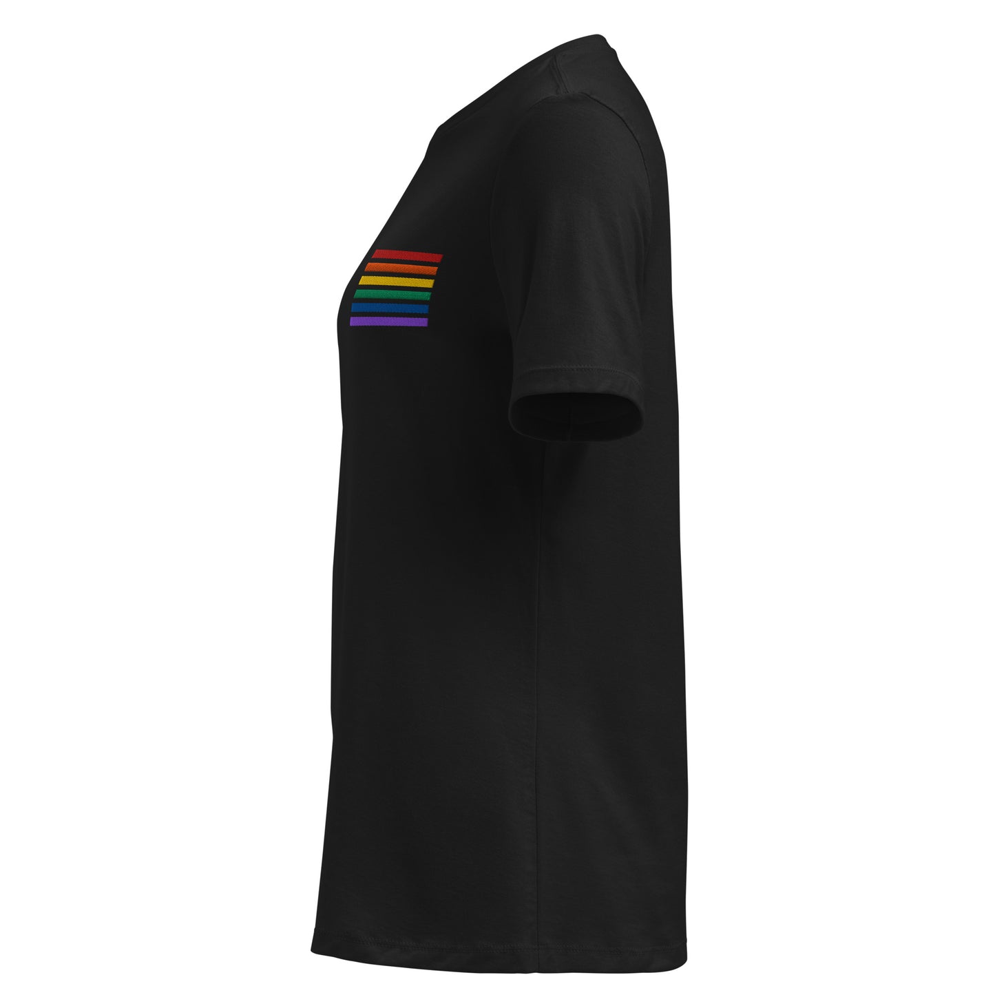 T-Shirt Baumwolle – Pride Flag Patch