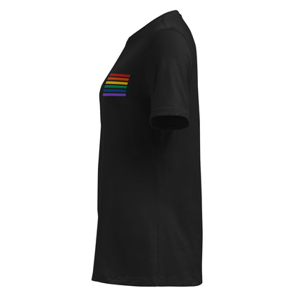 T-Shirt Baumwolle – Pride Flag Patch