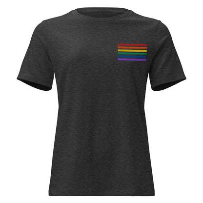 T-Shirt Baumwolle – Pride Flag Patch