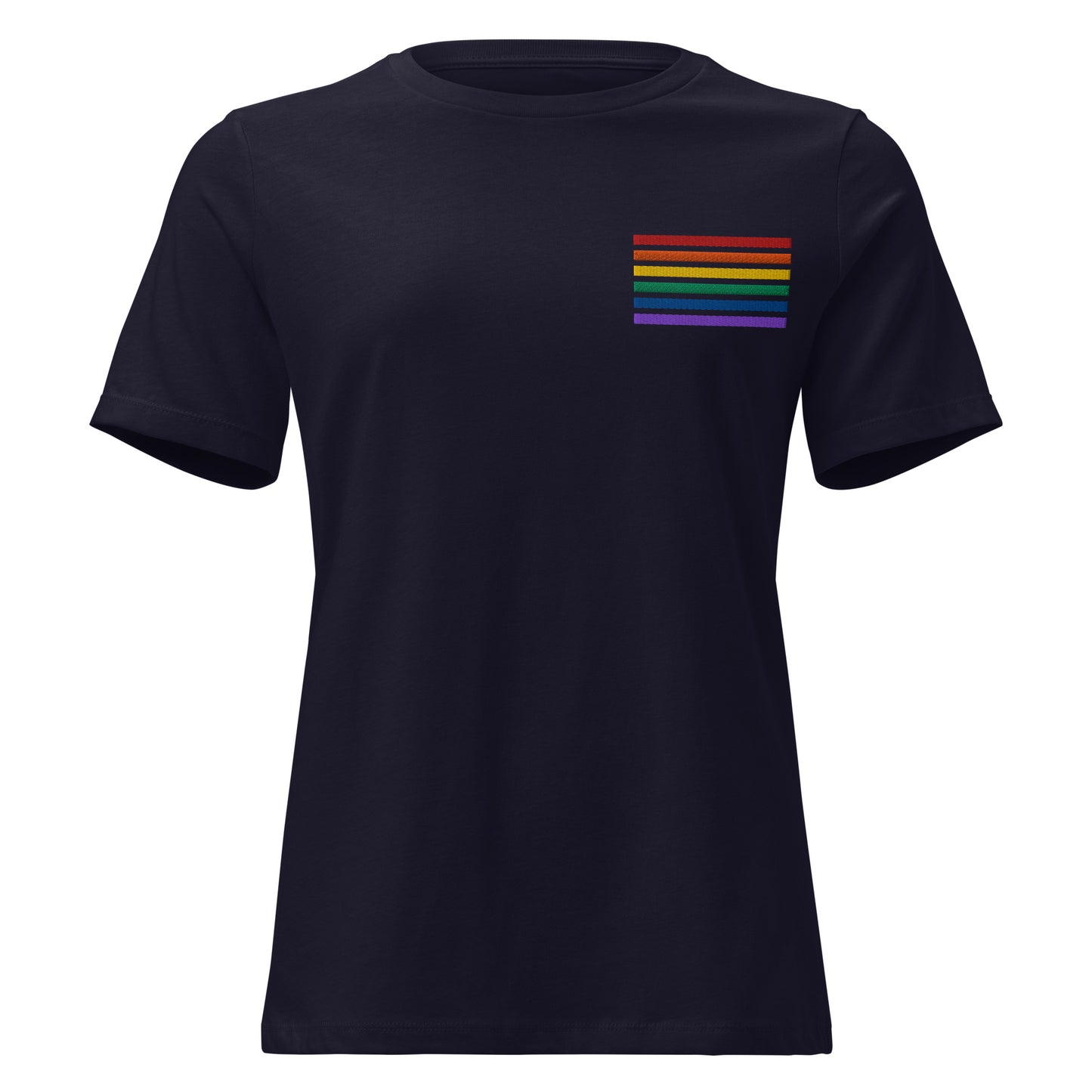 T-Shirt Baumwolle – Pride Flag Patch