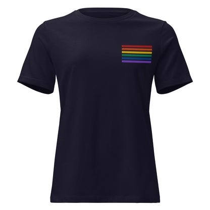 T-Shirt Baumwolle – Pride Flag Patch
