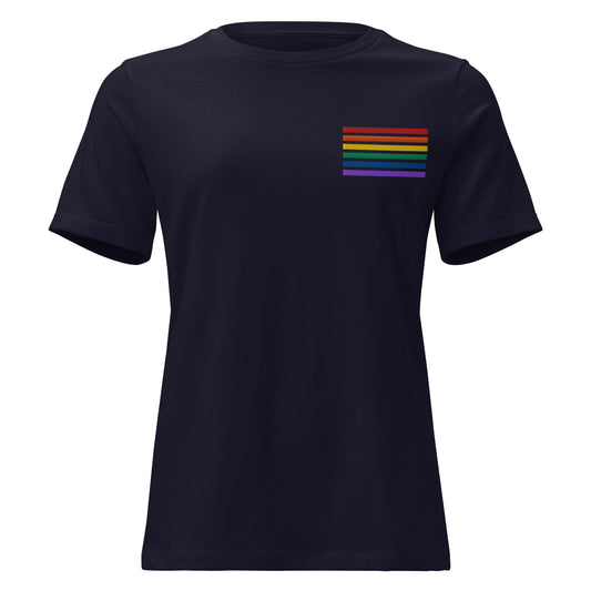 T-Shirt Baumwolle – Pride Flag Patch