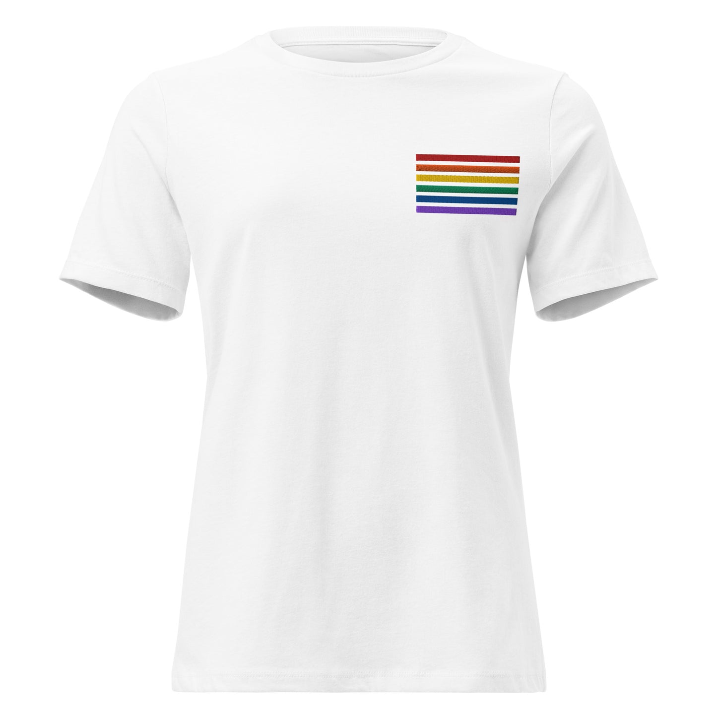 T-Shirt Baumwolle – Pride Flag Patch