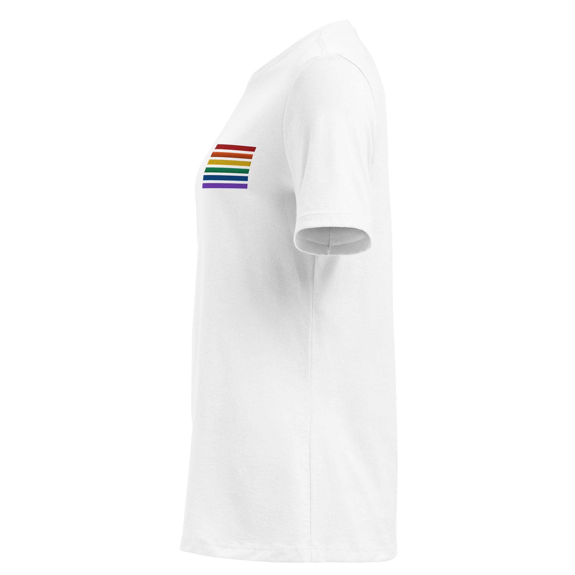 T-Shirt Baumwolle – Pride Flag Patch